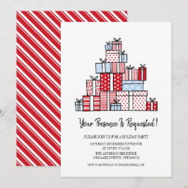 Weihnachtsgeschenke Feiertag Einladungskarte Einladung