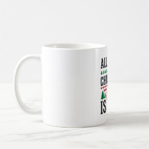 Weihnachtsgeschenke Feiertags-Typografie-Design Kaffeetasse