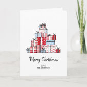 Weihnachtsgeschenke Feiertagsgrußkarte Feiertagskarte (Vorderseite)