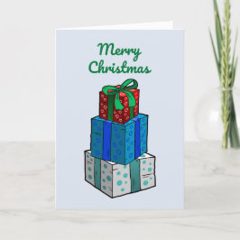 Weihnachtsgeschenke Feiertagskarte