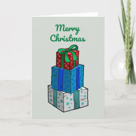 Weihnachtsgeschenke Feiertagskarte