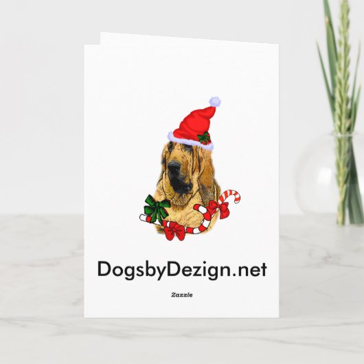 Weihnachtsgeschenke Feiertagskarte (Rückseite)