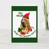 Weihnachtsgeschenke Feiertagskarte (Vorderseite)