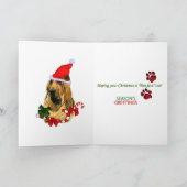 Weihnachtsgeschenke Feiertagskarte (Innenseite)