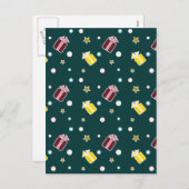 Weihnachtsgeschenke Feiertagspostkarte (Vorne/Hinten)