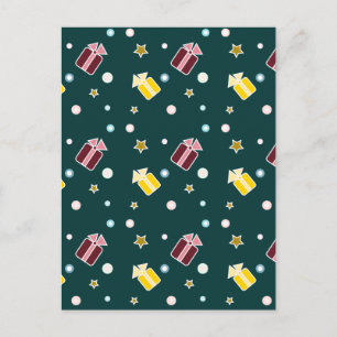 Weihnachtsgeschenke Feiertagspostkarte