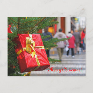 Weihnachtsgeschenke Feiertagspostkarte