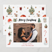Weihnachtsgeschenke Foto (Vorne/Hinten)