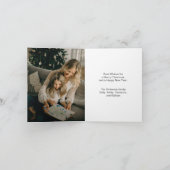 Weihnachtsgeschenke Foto Feiertagskarte (Innenseite)