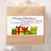 Weihnachtsgeschenke Frohe Weihnachtsanschrift (Insitu)