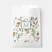 Weihnachtsgeschenke Frohe Weihnachtsmonogramm Geschenktütchen (Vorderseite)