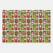 Weihnachtsgeschenke für Briefmarke Geschenkpapier Set (Vorderseite 3)
