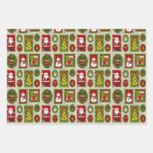 Weihnachtsgeschenke für Briefmarke Geschenkpapier Set (Vorderseite 2)