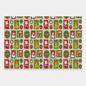 Weihnachtsgeschenke für Briefmarke Geschenkpapier Set (Vorderseite)