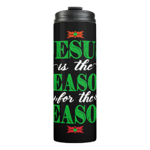 Weihnachtsgeschenke für Christen Jesus ist der Gru Thermosbecher