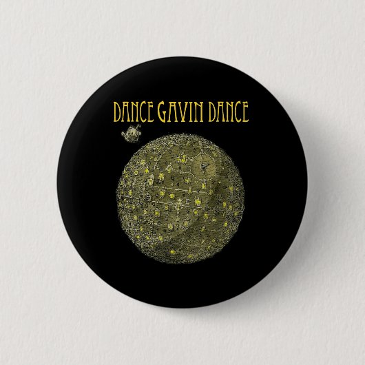 Weihnachtsgeschenke für Dance Gavin Dance Fans Tan Button (Vorderseite)