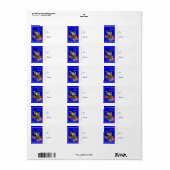 Weihnachtsgeschenke für die Weihnachtszeit Adressaufkleber (Vorne)