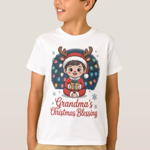 Weihnachtsgeschenke für Enkelkinder Großmutters W T-Shirt