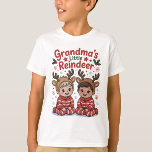 Weihnachtsgeschenke für Enkelkinder Rentier-Shirt T-Shirt