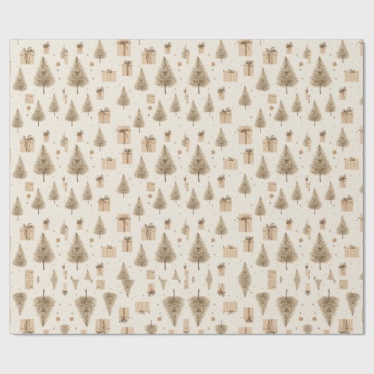 Weihnachtsgeschenke für Feiertage Geschenkpapier (Flach)