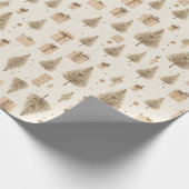 Weihnachtsgeschenke für Feiertage Geschenkpapier (Ecke)