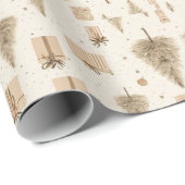 Weihnachtsgeschenke für Feiertage Geschenkpapier (Rolleneckpunkt)