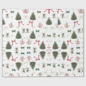 Weihnachtsgeschenke für Feiertage Geschenkpapier (Flach)