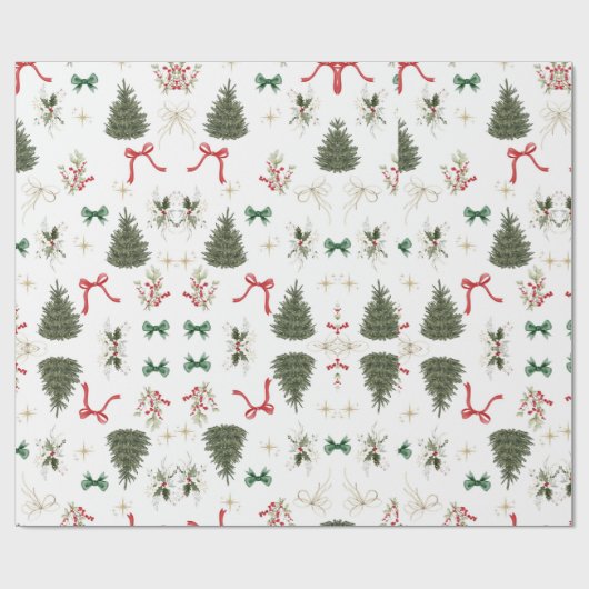 Weihnachtsgeschenke für Feiertage Geschenkpapier (Flach)