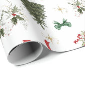 Weihnachtsgeschenke für Feiertage Geschenkpapier (Rolleneckpunkt)