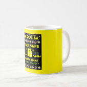 Weihnachtsgeschenke für Gesundheit und Sicherheit Kaffeetasse (VorderseiteRechts)