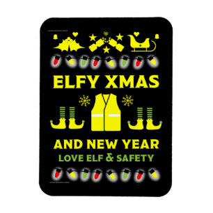 Weihnachtsgeschenke für Gesundheit und Sicherheit Magnet