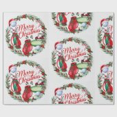 Weihnachtsgeschenke für Golfer Geschenkpapier (Flach)