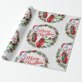 Weihnachtsgeschenke für Golfer Geschenkpapier (Ungerollt)