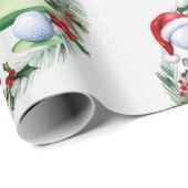 Weihnachtsgeschenke für Golfer Geschenkpapier (Rolleneckpunkt)