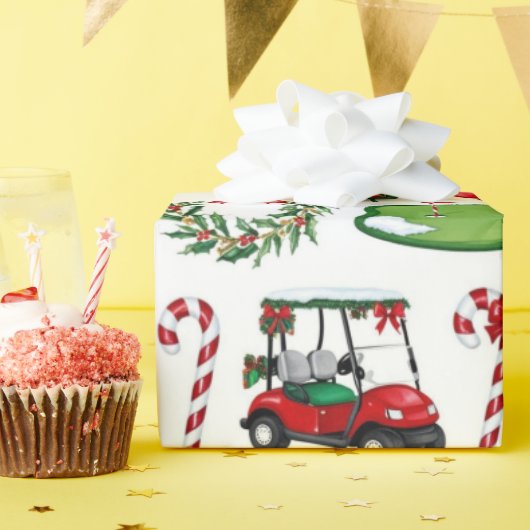 Weihnachtsgeschenke für Golfer Geschenkpapier (Geburtstagsparty)
