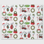 Weihnachtsgeschenke für Golfer Geschenkpapier (Flach)