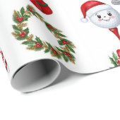 Weihnachtsgeschenke für Golfer Geschenkpapier (Rolleneckpunkt)