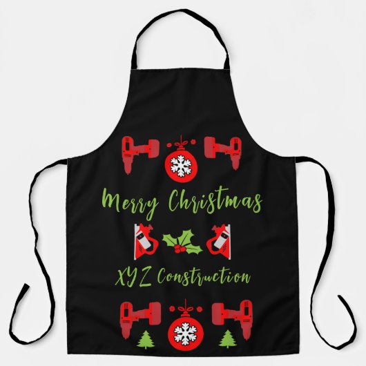 Weihnachtsgeschenke für Heimwerker Schürze (Vorderseite)