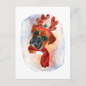 Weihnachtsgeschenke für Hunde Feiertagspostkarte (Vorderseite)