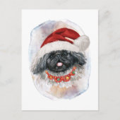 Weihnachtsgeschenke für Hunde Feiertagspostkarte (Vorderseite)