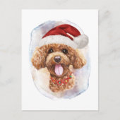 Weihnachtsgeschenke für Hunde Liebhaber Feiertagspostkarte (Vorderseite)