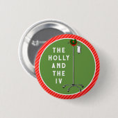 Weihnachtsgeschenke für Krankenschwestern Button (Vorne & Hinten)