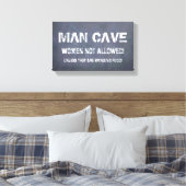 Weihnachtsgeschenke für Männer, Mann Höhle Leinwan Leinwanddruck (Insitu (Schlafzimmer))