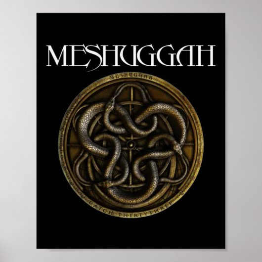 Weihnachtsgeschenke für Meshuggah - Männergeschenk Poster (Vorne)