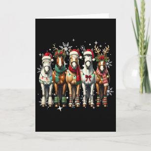 Weihnachtsgeschenke für Pferdefreunde Karte