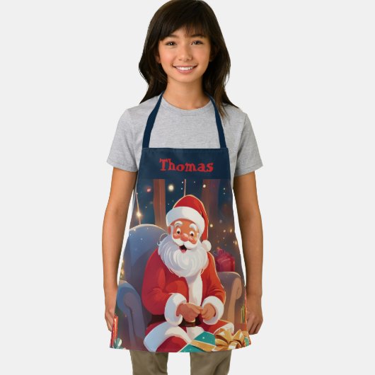 Weihnachtsgeschenke für Weihnachtsjunge Schürze (Insitu)