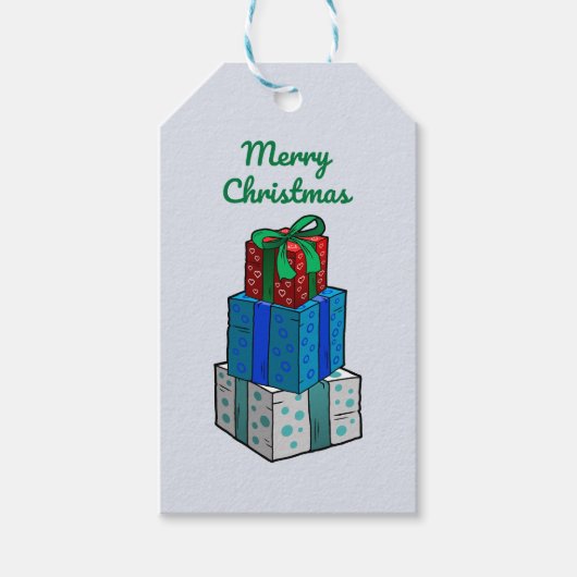 Weihnachtsgeschenke Geschenkanhänger (Vorderseite)