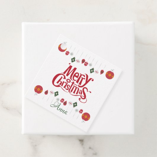 Weihnachtsgeschenke Geschenkanhänger (Beispiel)