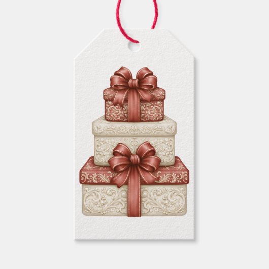 Weihnachtsgeschenke Geschenkanhänger (Vorderseite)