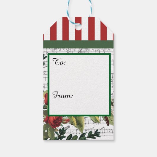 Weihnachtsgeschenke Geschenkanhänger (Rückseite)